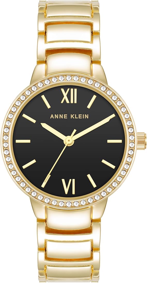 Anne Klein 30mm Quartz Watch.AK-5100BKGB