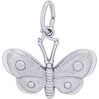 Rembrandt Sterling Silver Butterfly Charm.