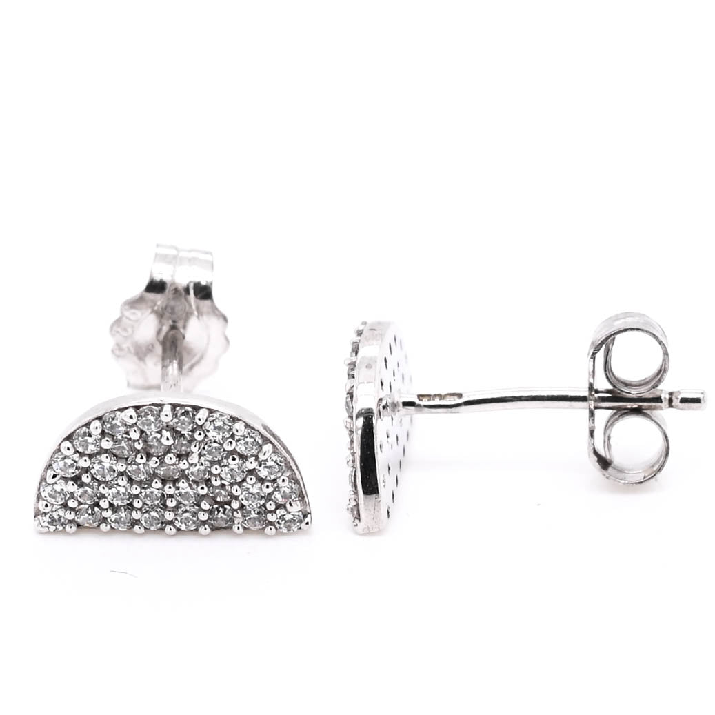Waterford Sterling Silver C.Z. Earrings.