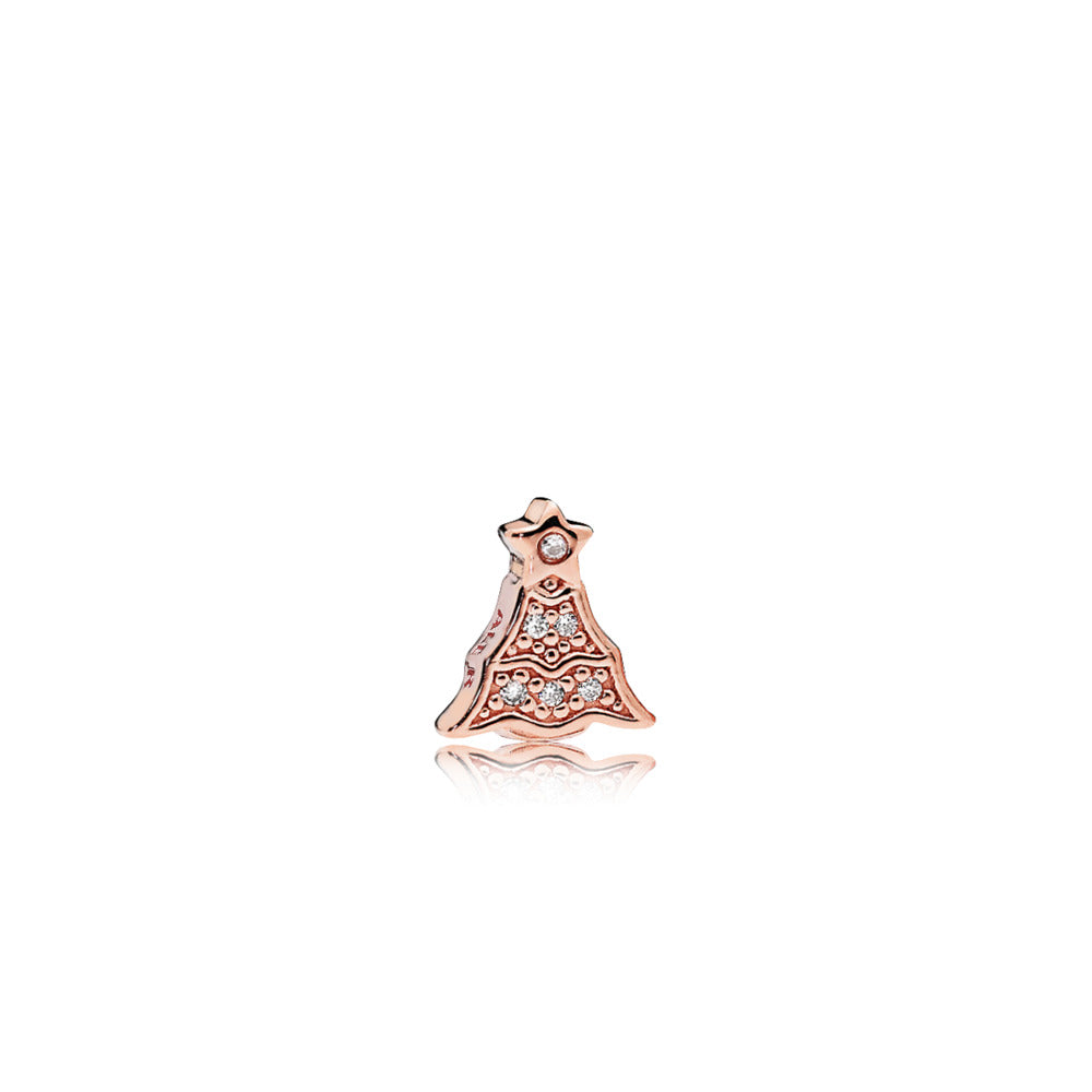 Twinkling Christmas Tree Petite, Clear CZ