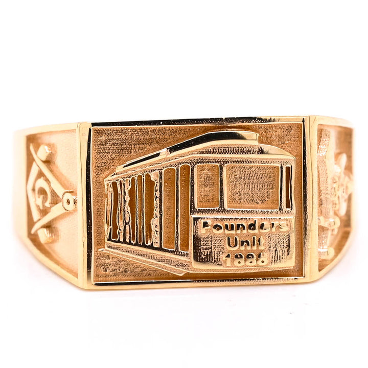 10KT Yellow Gold Founders Ring.