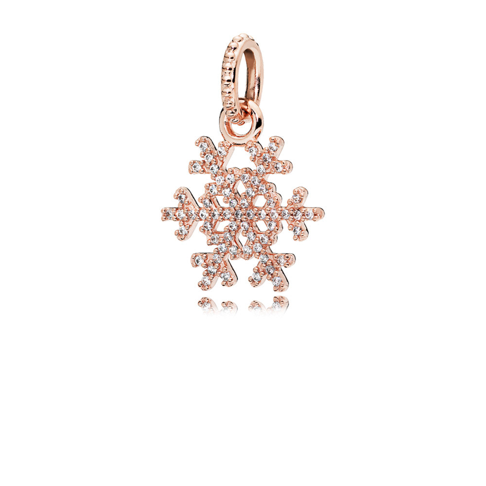 Sparkling Snowflake, Clear CZ