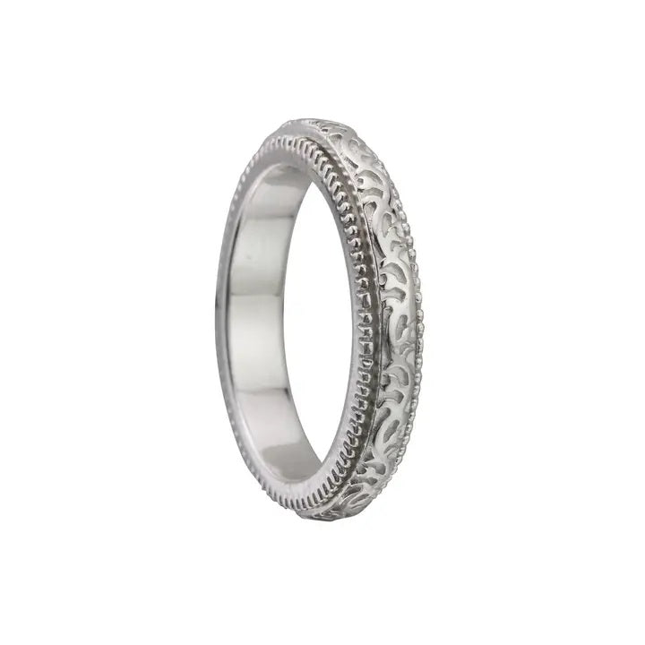 Meditaion Ring "Rosebud" Sterling Silver.