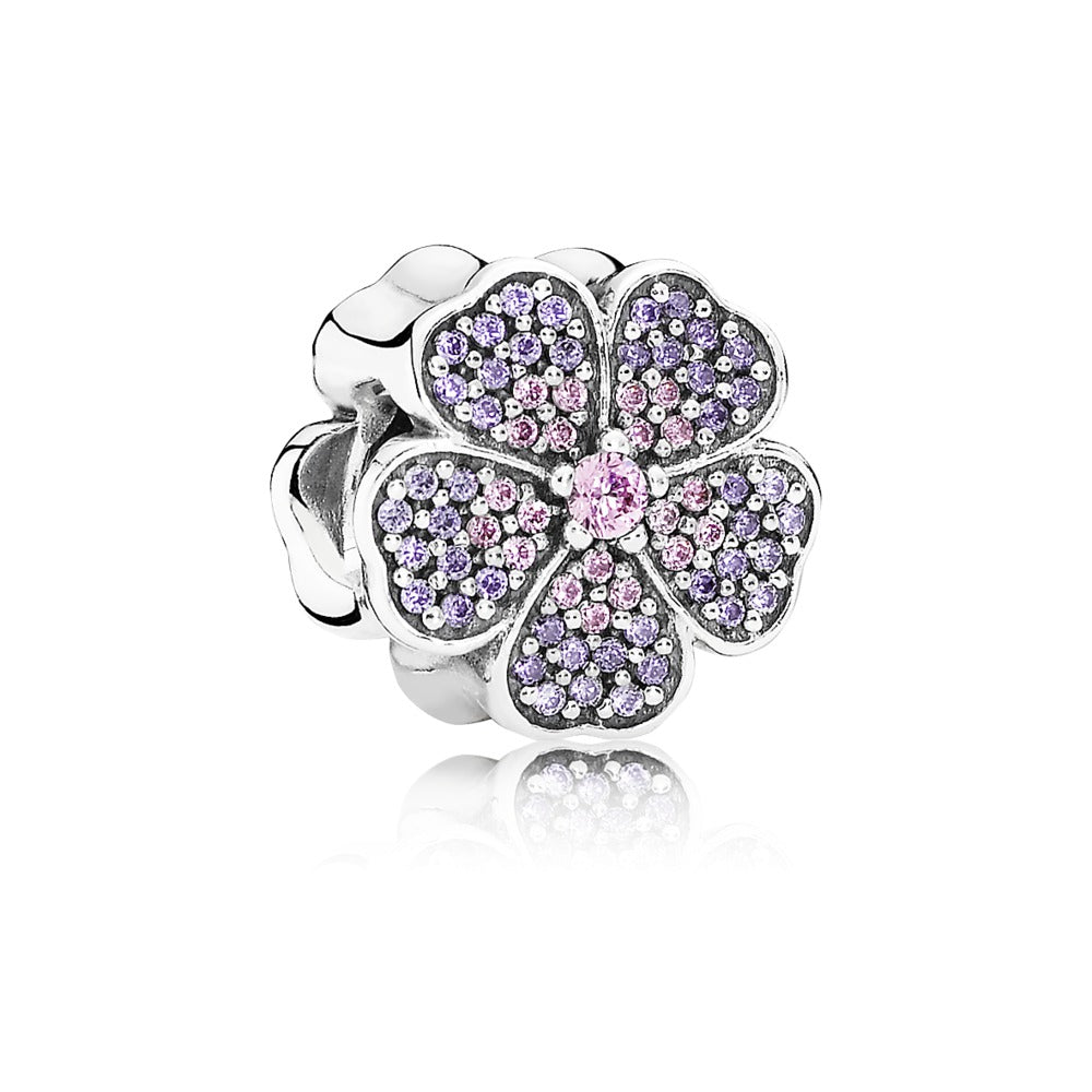 sparkling primrose, pink & purple cz