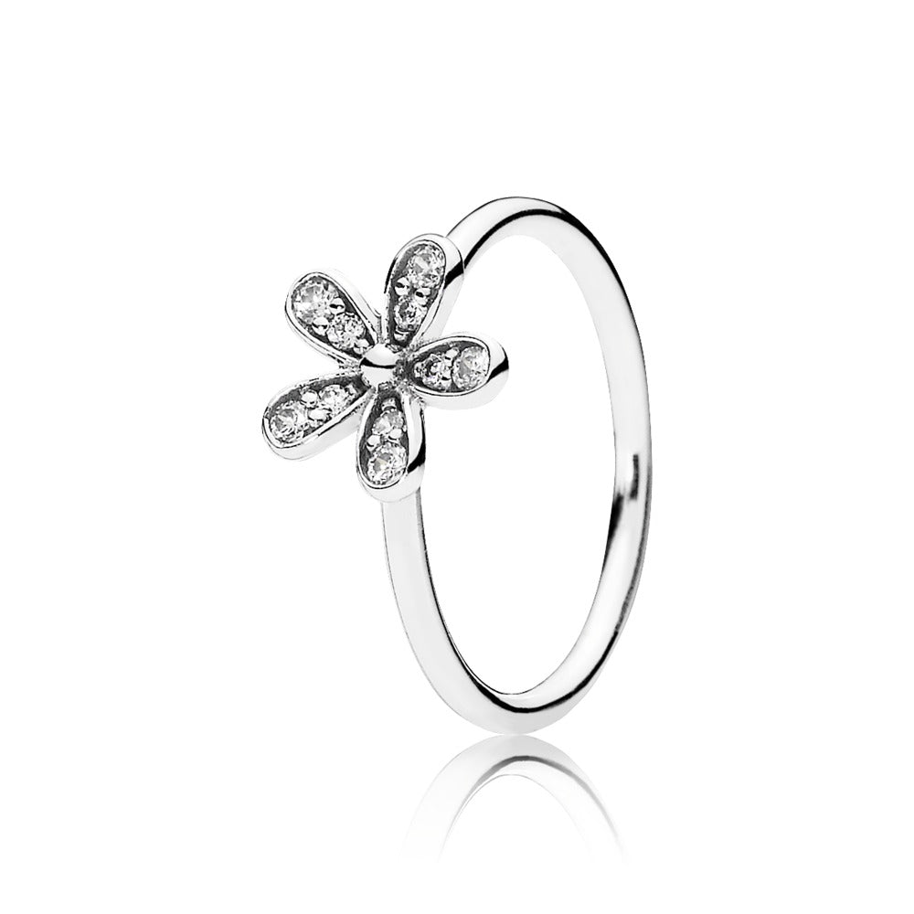 dazzling daisy, clear cz