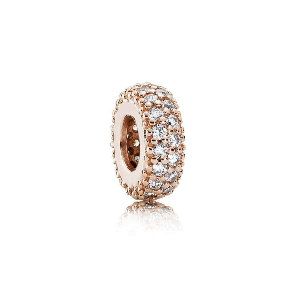 Clear Sparkle Spacer Charm