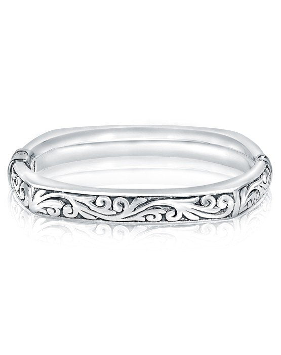 Larus Sterling Silver Electroform Bangle.