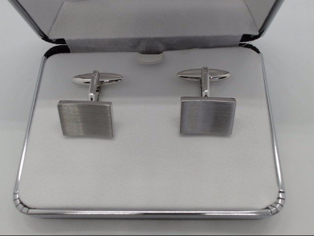 Webber Stainless Steel Cuff Links.