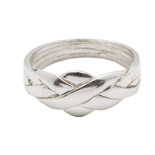Sterling silver Puzzle Ring.