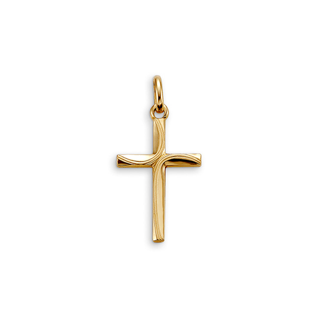 Bella 'Faith' 10KT Yellow Gold Cross Pendant.