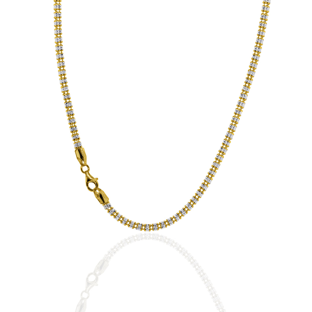 Sterling Silver 20" 3.9mm Fancy Ice Chain
