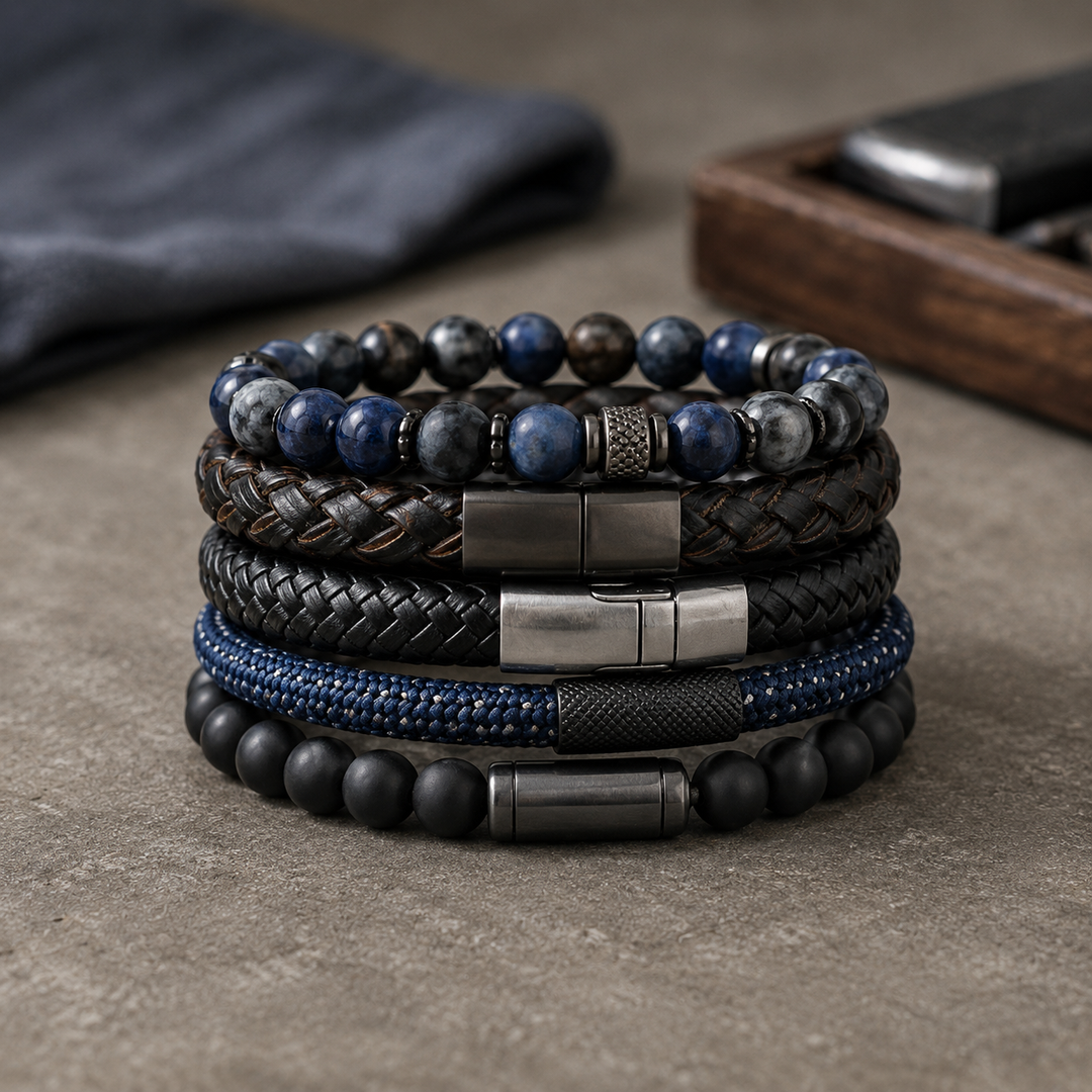 Beaded, Leather & Cord Bracelets