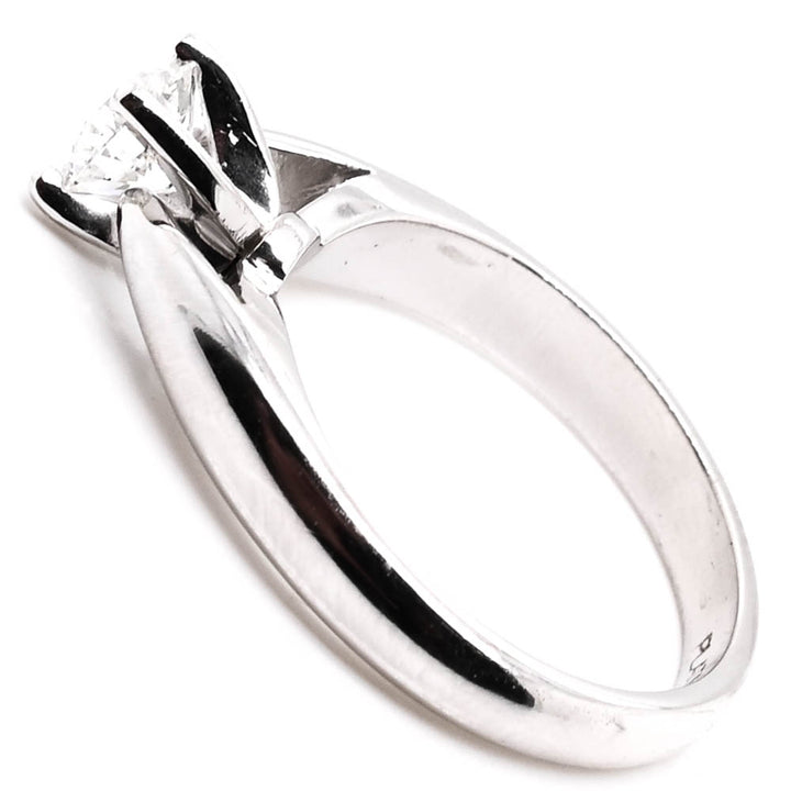 Graziella Platinum 0.55CT Round Brilliant Cut Solitaire Engagement Ring - Size 5.25