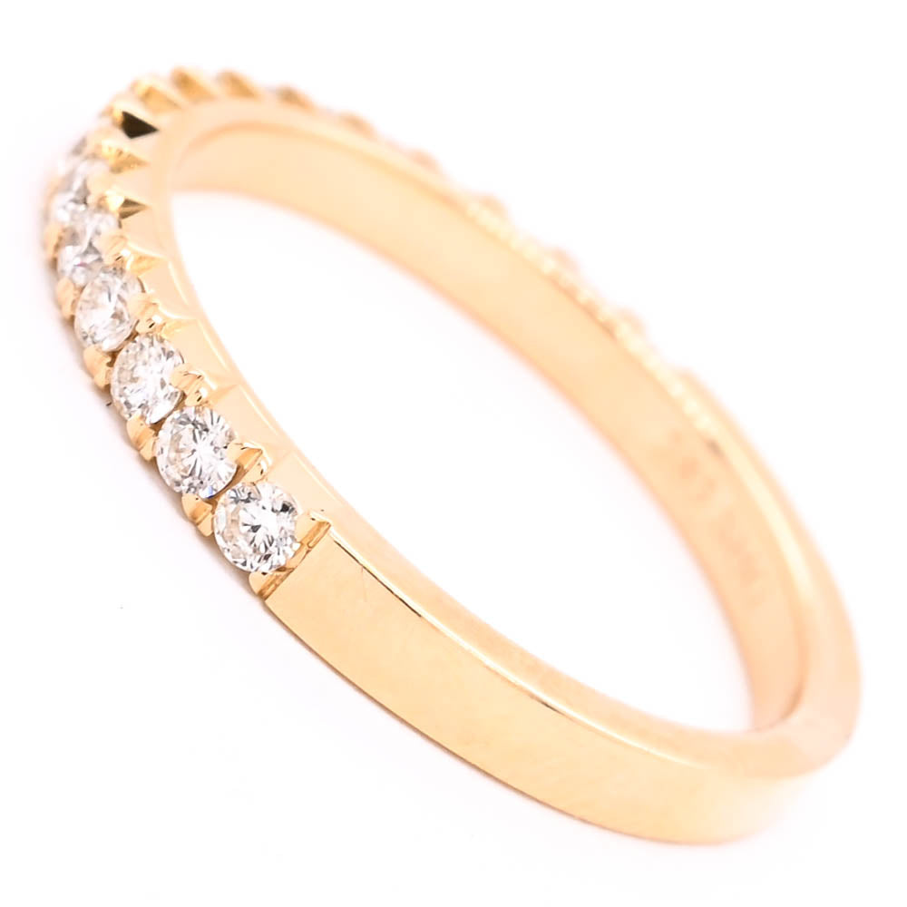 Graziella 14KT Yellow Gold 0.39CTW Diamond Wedding Band - Size 8.25