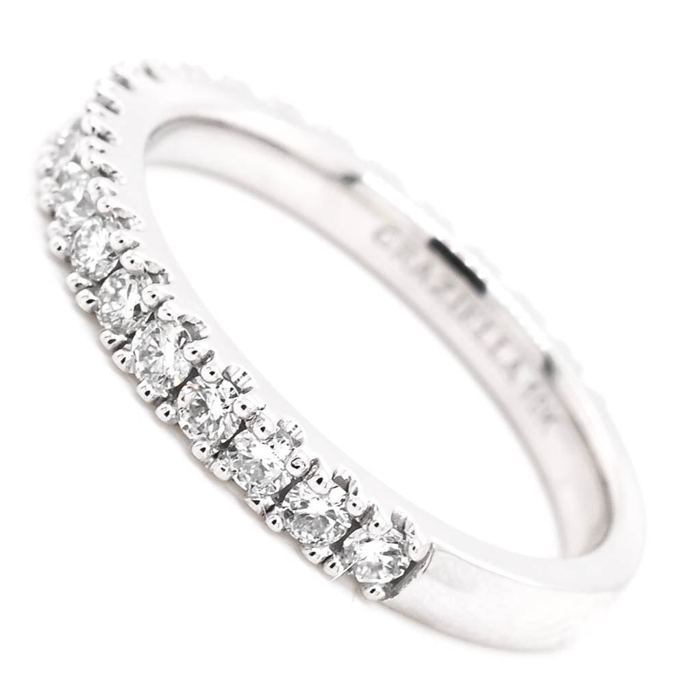Graziella 10KT White Gold 0.55CTW Lab-Grown Diamond Wedding Band - Size 6.25
