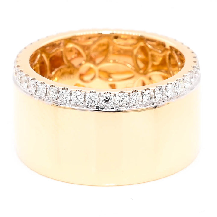 Graziella 14KT Yellow Gold 0.48CTW Diamond Celebration Ring - Size 6.75