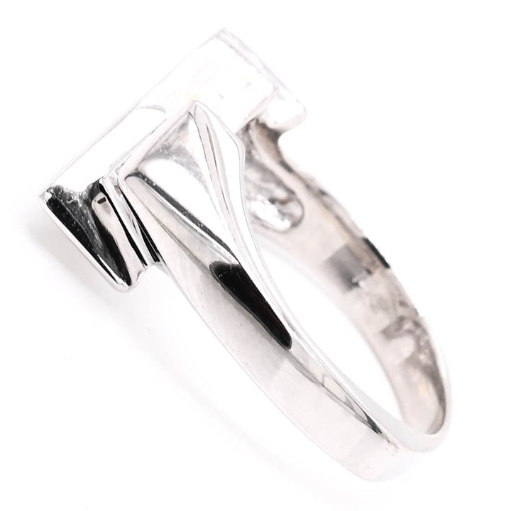 Graziella 14KT White Gold 0.53CTW SI-I1 G-I Colour Diamond Celebration Ring - Size 5.75