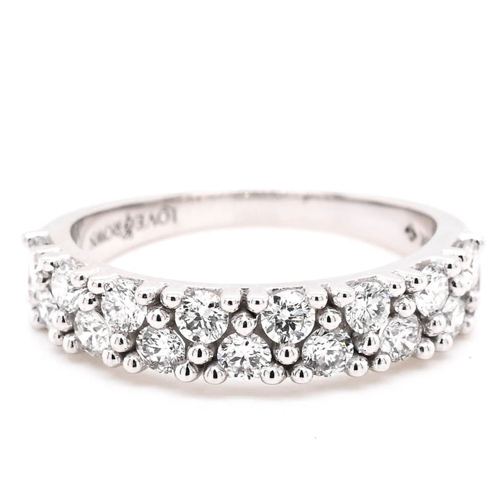 Graziella 14KT White Gold 0.75CTW VS F-G Colour Lab-Grown Diamond Celebration Ring - Size 6.25