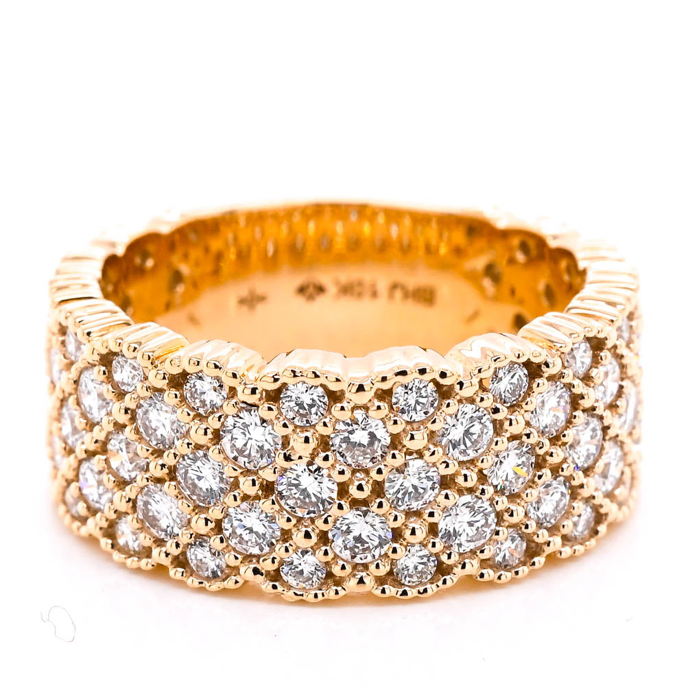 Graziella 10KT Yellow Gold 1.00CTW Lab-Grown Diamond Celebration Ring - Size 6.5