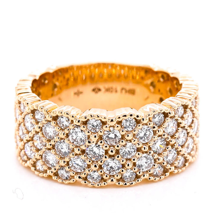 Graziella 10KT Yellow Gold 1.00CTW Lab-Grown Diamond Celebration Ring - Size 6.5