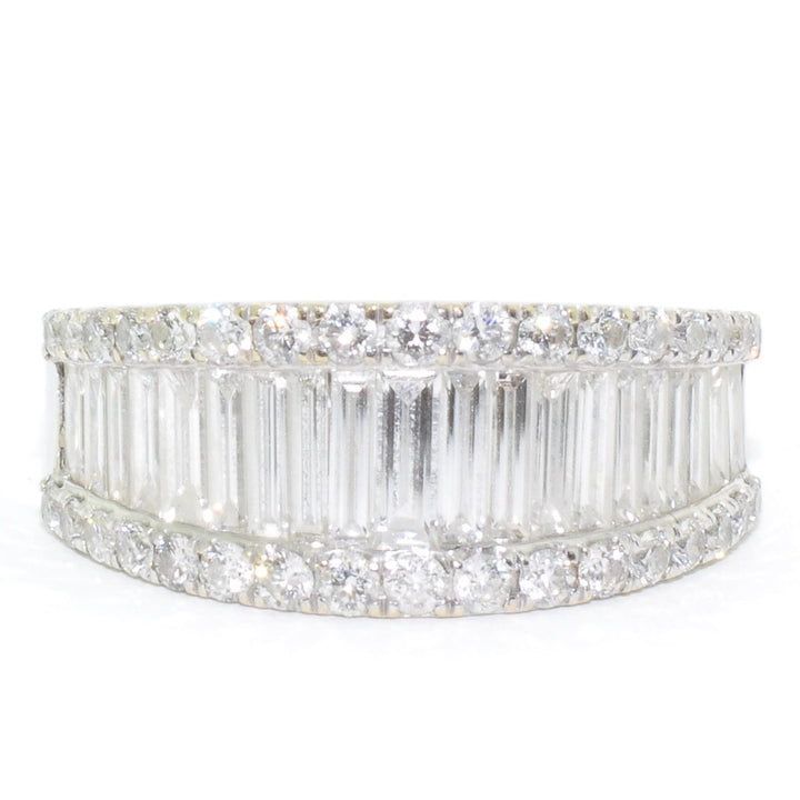 18KT White Gold 2.00CT VVS-2 F-G Colour Diamond Ring.