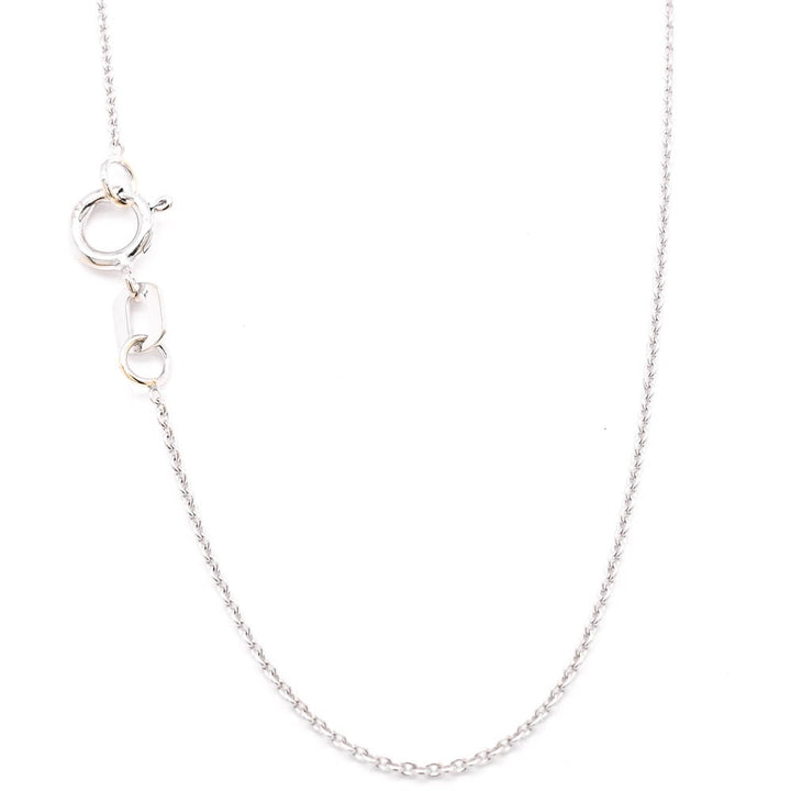 Graziella 10KT White Gold 18" Blue Topaz, Amethyst &amp; 4-5.5mm Pearl Butterfly Necklace.