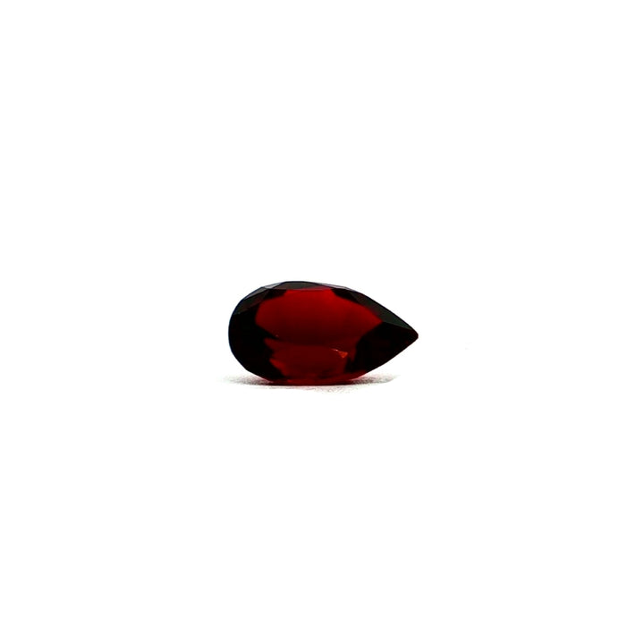 3.58CT Pear Shape Orangy Brown Moderately Strong Medium Cut Loose Garnet Gemstone.