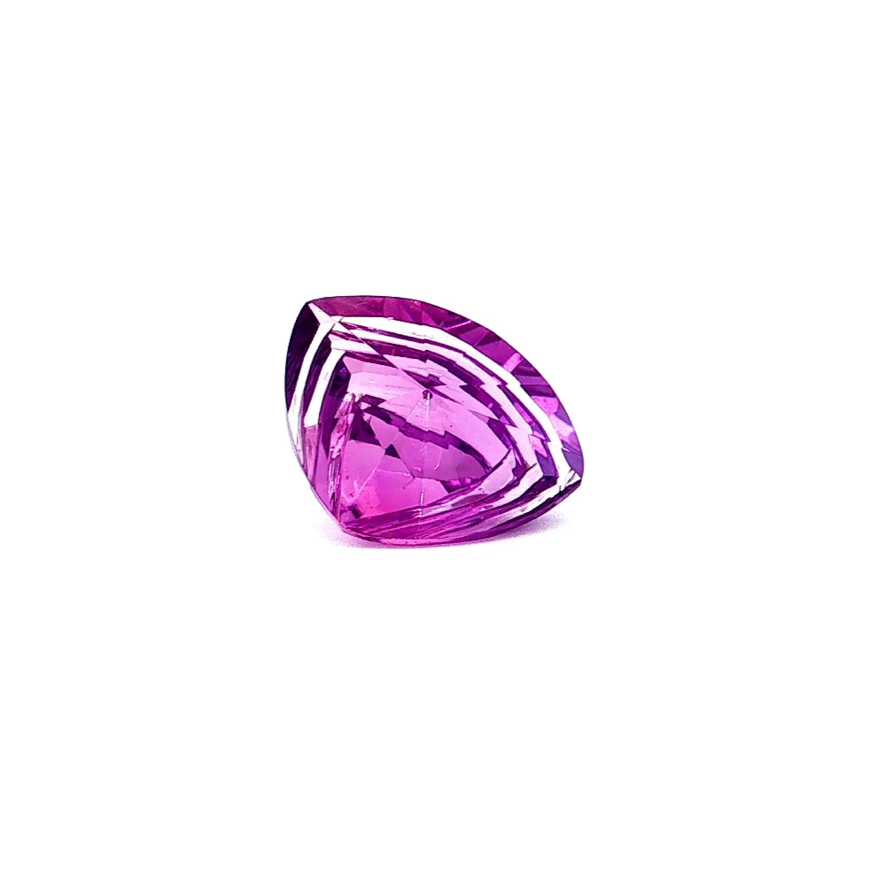 6.40CT Step Cut Trillian Shape Amethyst Loose Gemstone.