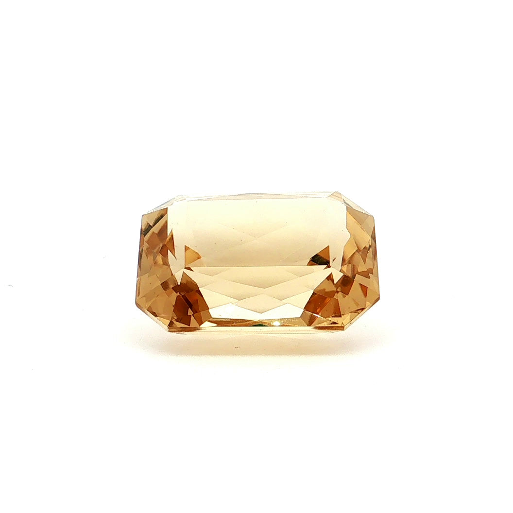 79.25CT Emerald Shape Smokey Quartz Loose Gemstone.