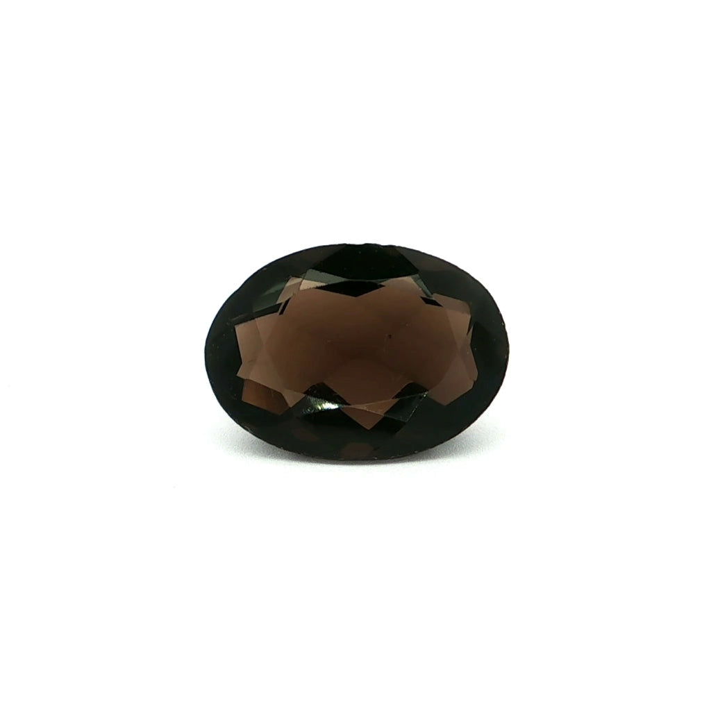 11.70CT Oval Shape Smokey Quartz Loose Gemstone.