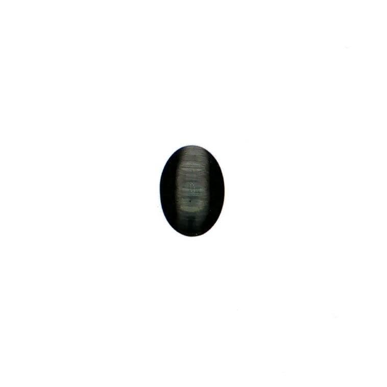 9.85CT Cabachon Shape Black Tigers Eye Loose Gemstone.