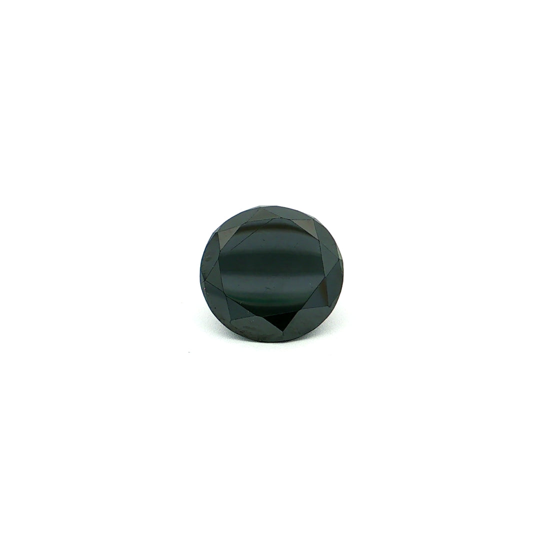 9.05CT Hematite Round Brilliant Loose Gemstone.