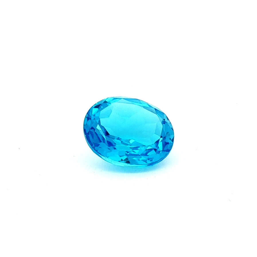 9.60CT Oval Shape Blue Topaz Loose Gemstone.