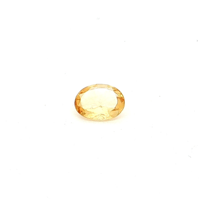 1.00CT Oval Shape Pale Yellow Citrine Loose Gemstone.