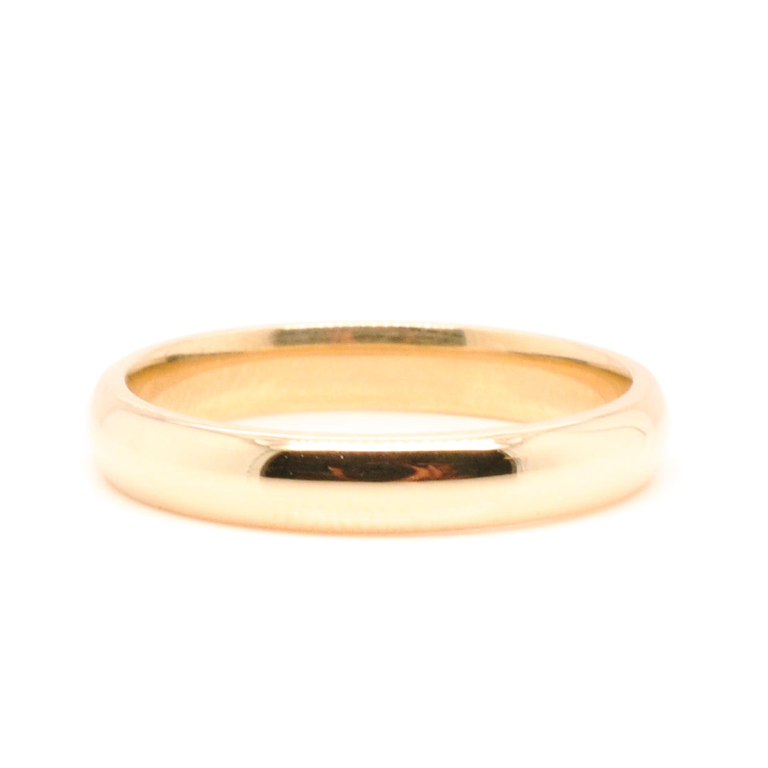 Graziella 10KT Yellow Gold 3mm Gold Band Wedding Band - Size 8