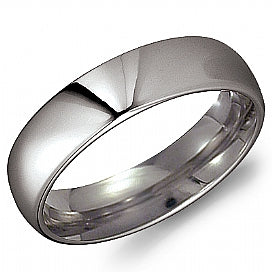 Crown Ring Torque Titanium Wedding Band - Size 10