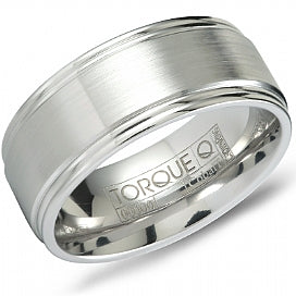 Crown Ring Torque Cobalt Wedding Band - Size 10