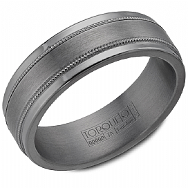 Torque  Tantalum  Wedding Band.