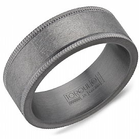 Torque &amp; Tantalum Wedding Band.