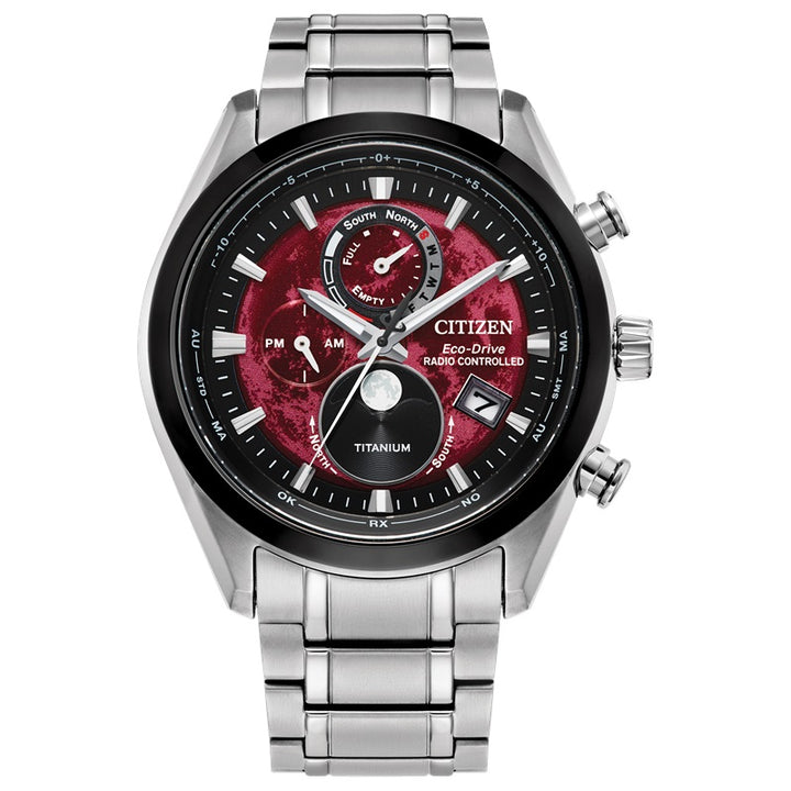 Citizen Tsuki-yomi A-T 43mm Eco-Drive Watch #BY1018-55X