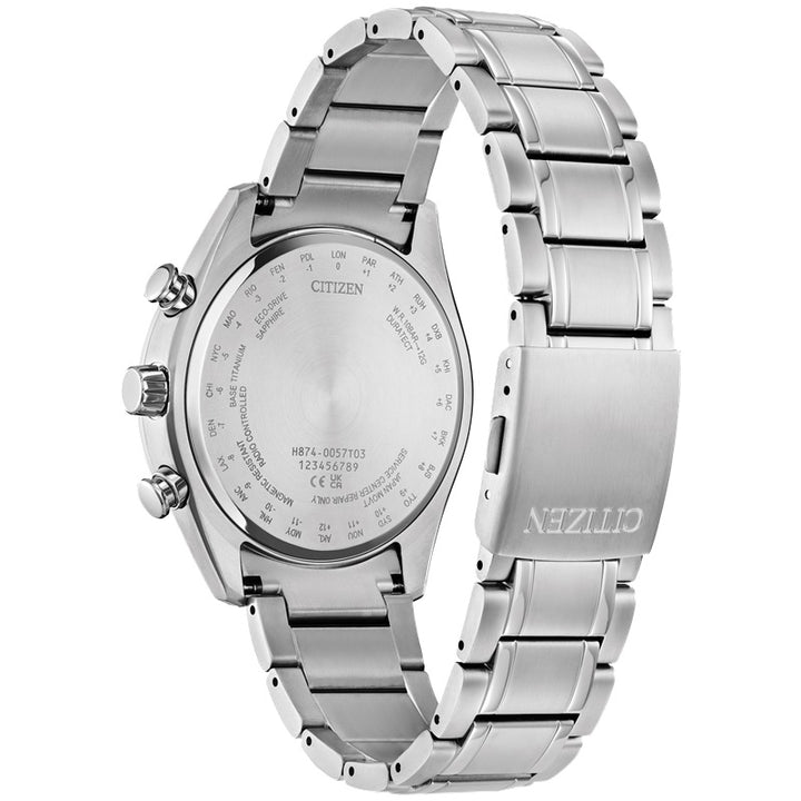 Citizen Tsuki-yomi A-T 43mm Eco-Drive Watch #BY1018-55X