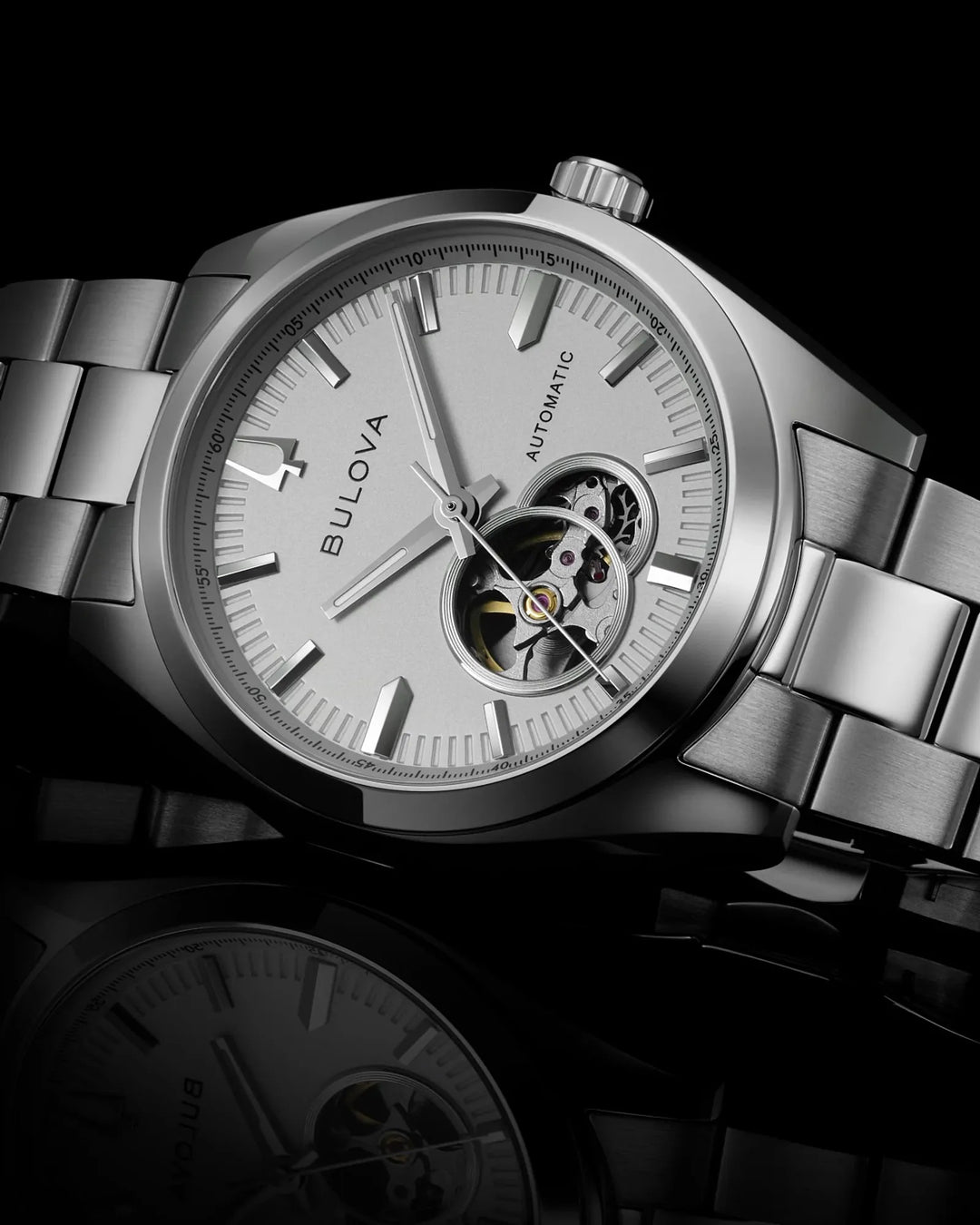 Bulova Surveyor 39mm Automatic Watch. 96A345