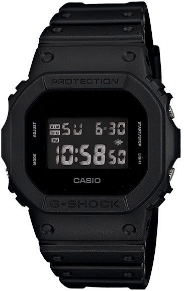 G-Shock Digital Watch. DW5600BB-1 - The Absolute Stealth Square