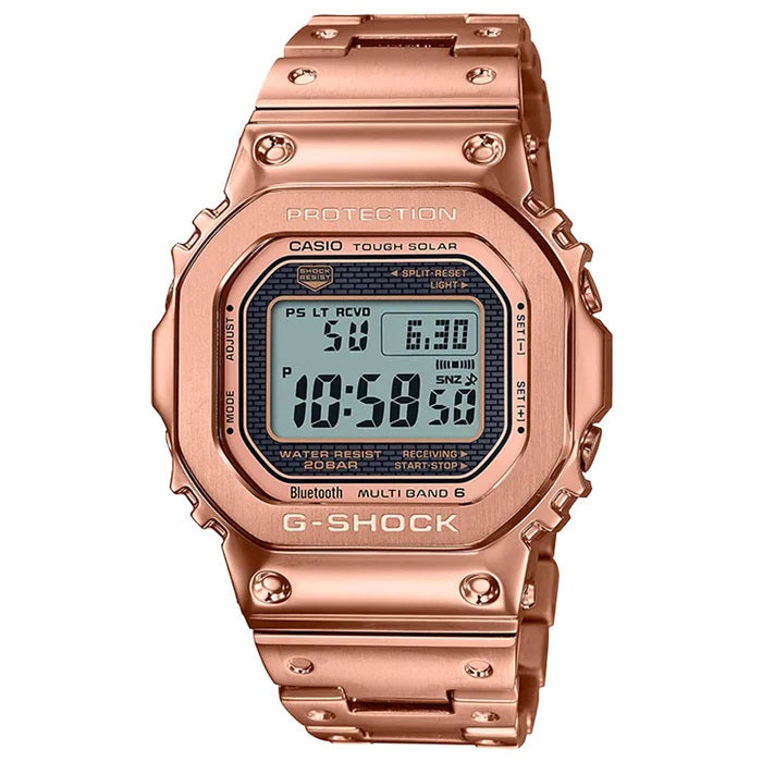 G-Shock Full Metal Watch. GMWB5000GD-4C - The "Full Metal" Rose Gold Square