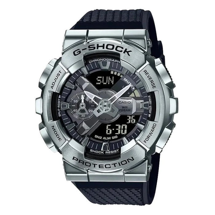 G-Shock Watch. GM110-1A -The "Industrial Steel" Analog-Digital