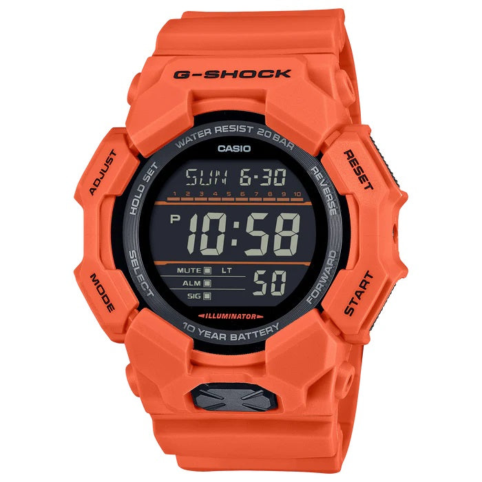 G-Shock Digital Watch. GD010-4 - The High-Vis Carbon Powerhouse