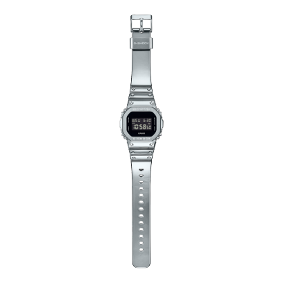 Casio G-Steel 5600 Series. GM5600YM-8 - The "Liquid Silver" Metal Square