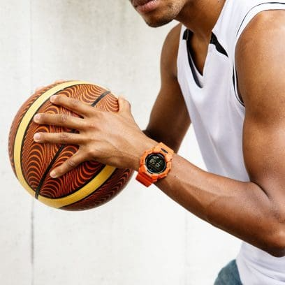 G-Shock Digital Watch. GD010-4 - The High-Vis Carbon Powerhouse