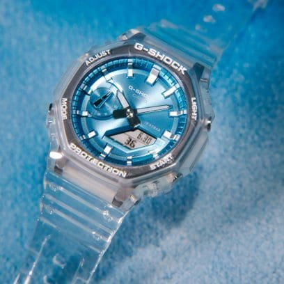 G-Shock 2100 Series Analog/Digital Watch.  GA2100BM-7A2 - The "Cool Blue" CasiOak