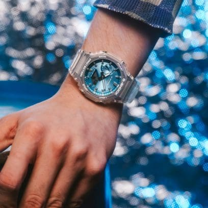 G-Shock 2100 Series Analog/Digital Watch.  GA2100BM-7A2 - The "Cool Blue" CasiOak